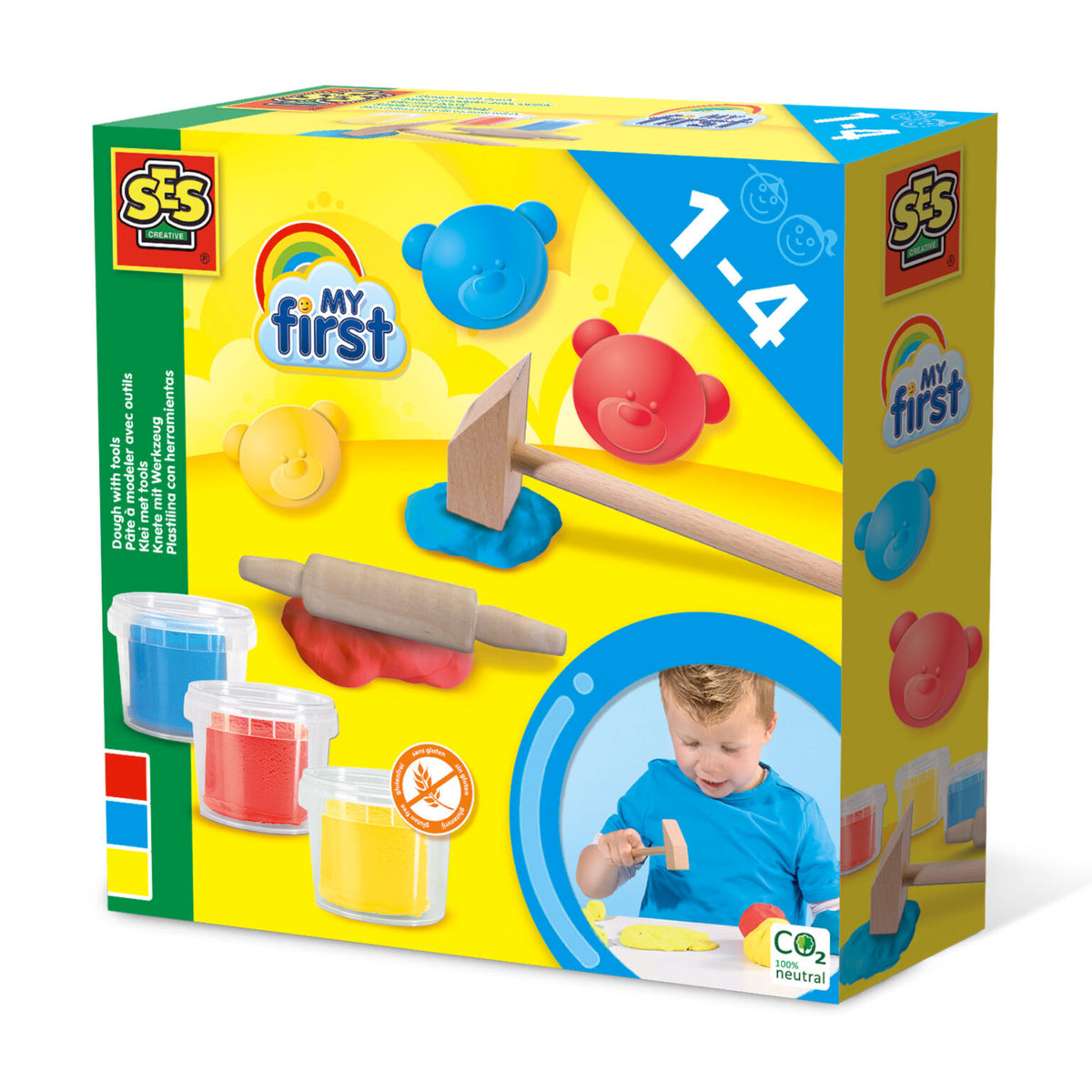 My First - Plastelin z orodji 3x90gr