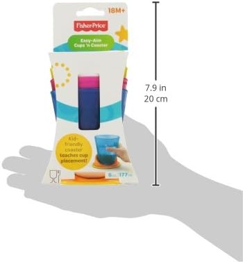 Fisher-Price - Egyszerű Célzás: Csészék és Poháralátét (4 Csésze) (Y3536)