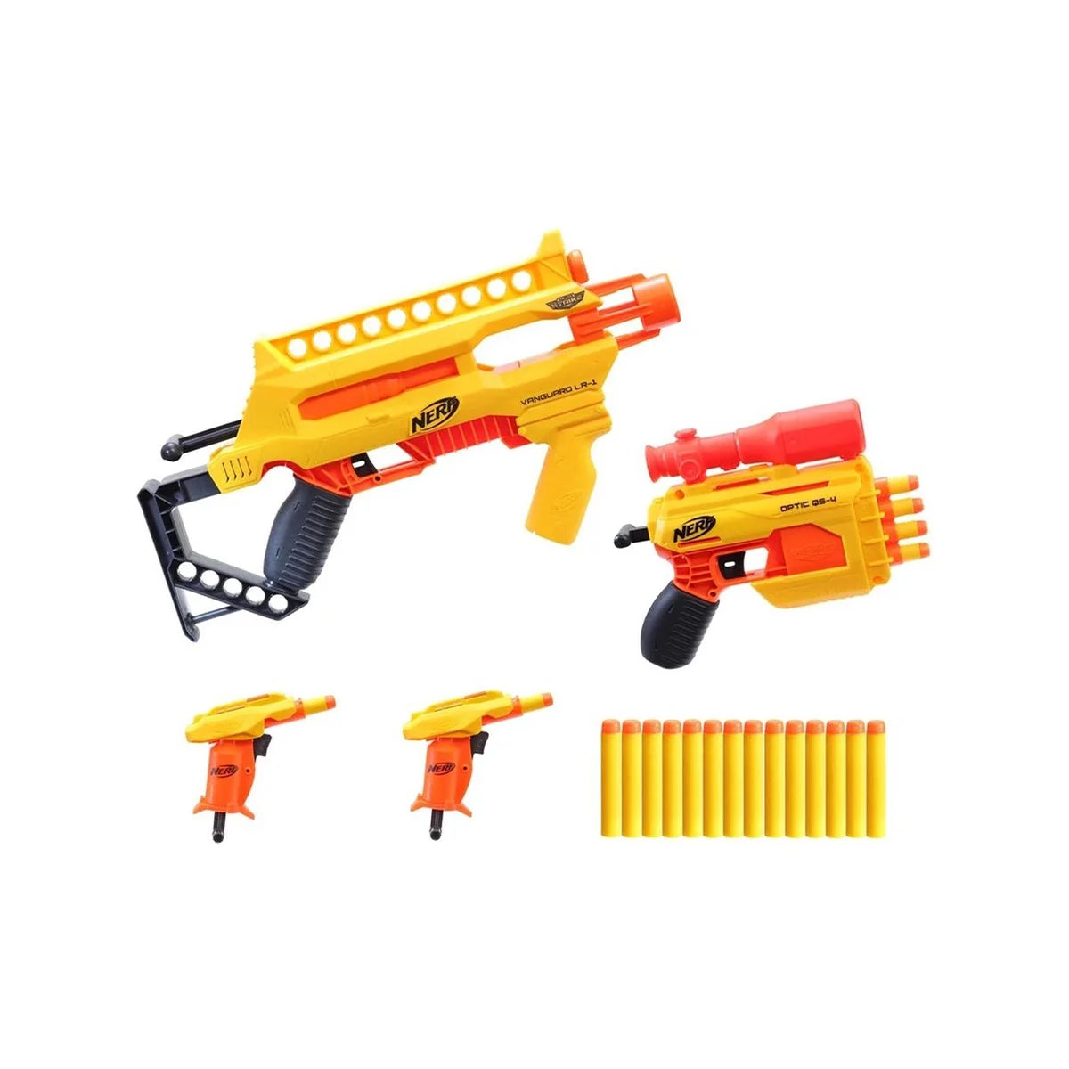 Arma gyalogsági csomagban (Sárga) 32x68 cm Alpha Strike Nerf