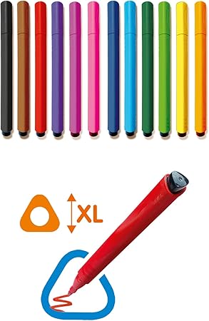 Barvice z trikotnim oprijemom