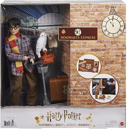 Harry Potter - Játék készlet Harry Potterrel és Hedwiggel