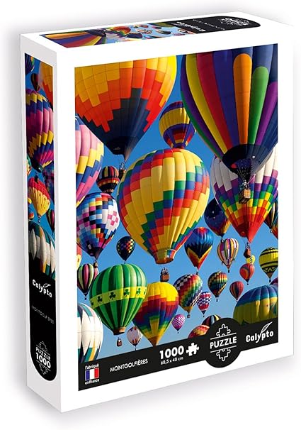 Puzzle 1000 darab Paysage - Montgolfieres