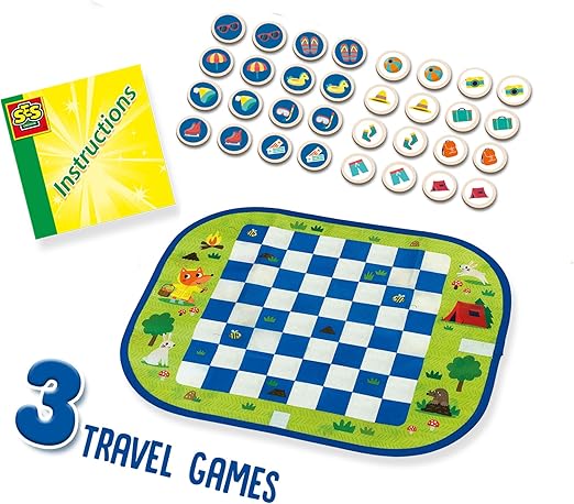 Potovanje z igrami Wrap&Go - Čekič - Memo - Pakiraj svoje stvari