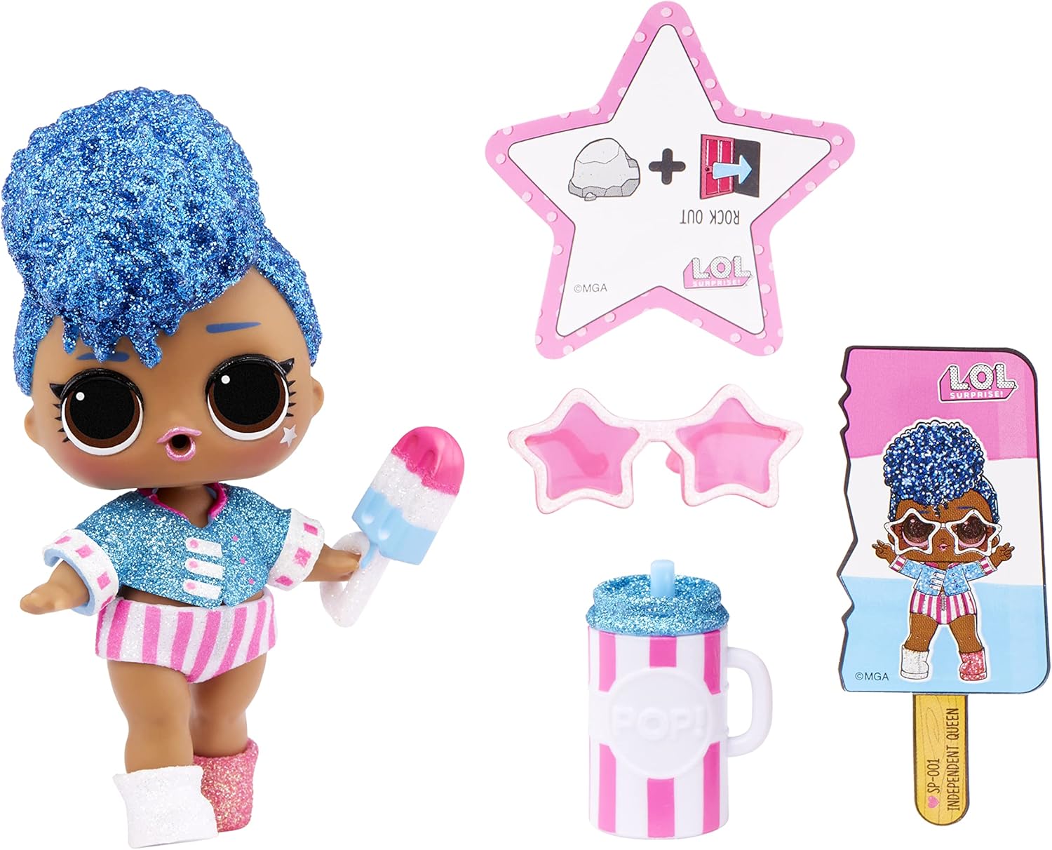 L.O.L Surprise! - Summer Dayz Független Királynő Baba