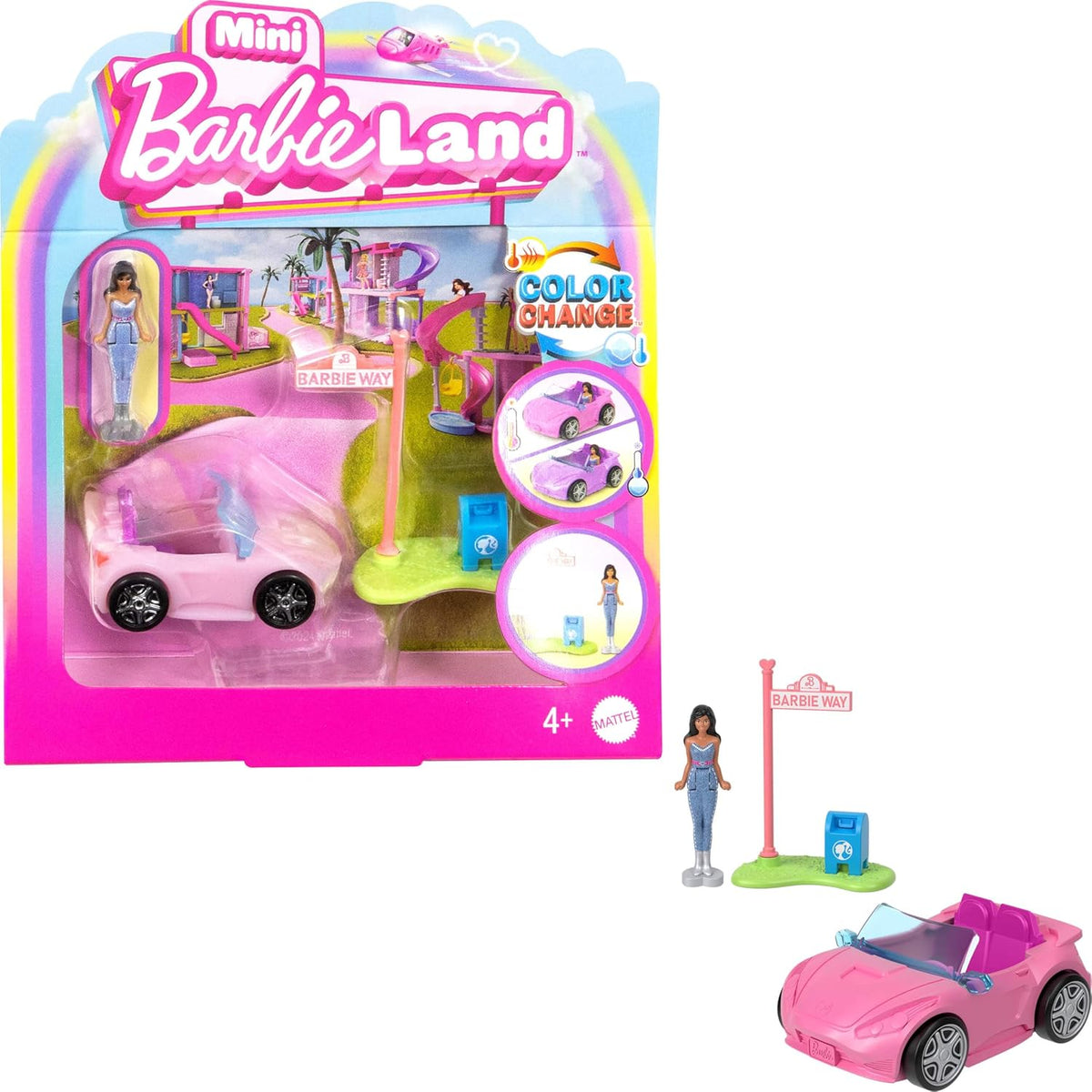 Mattel Barbie: Mini BarbieLand - Lutka in vozilo kabriolet (HYF42)