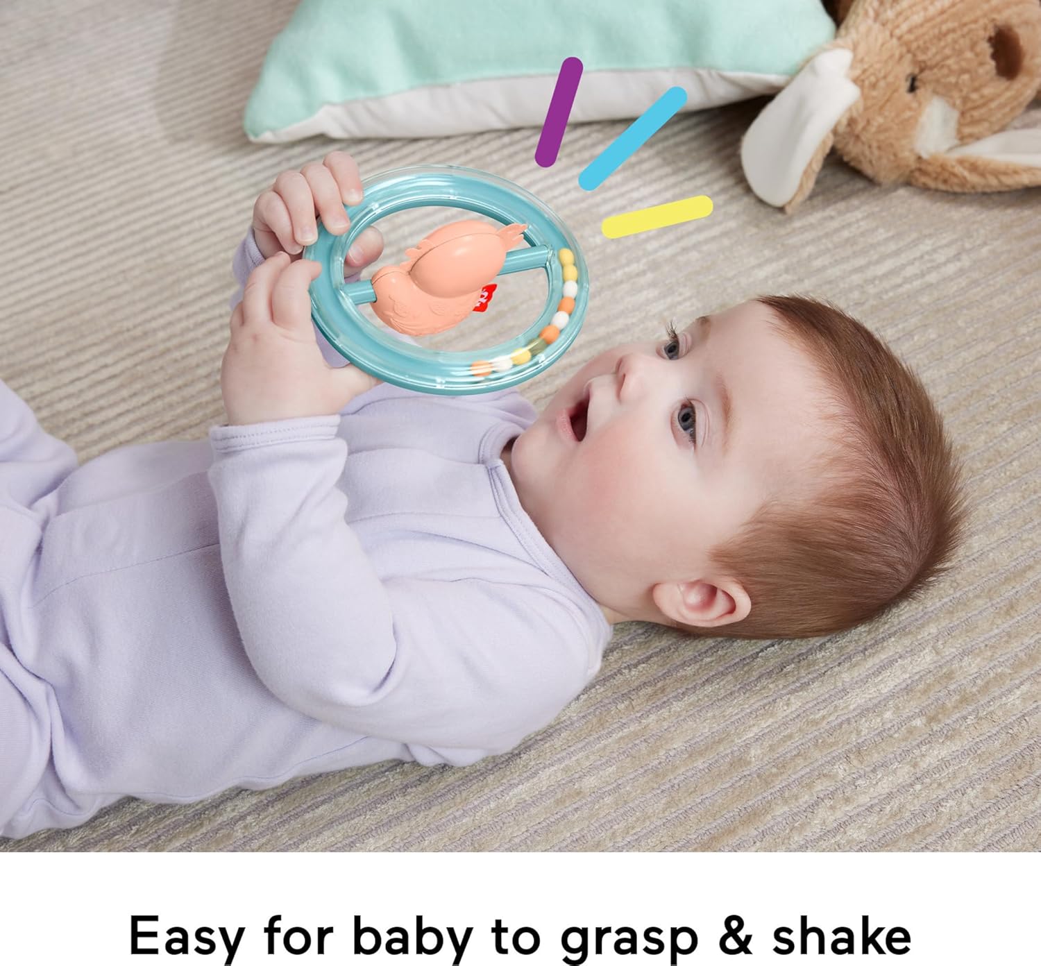 Fisher-Price® Érzékelős játékok - Húzd meg és pörgesd meg az aksonotát (HRB21)