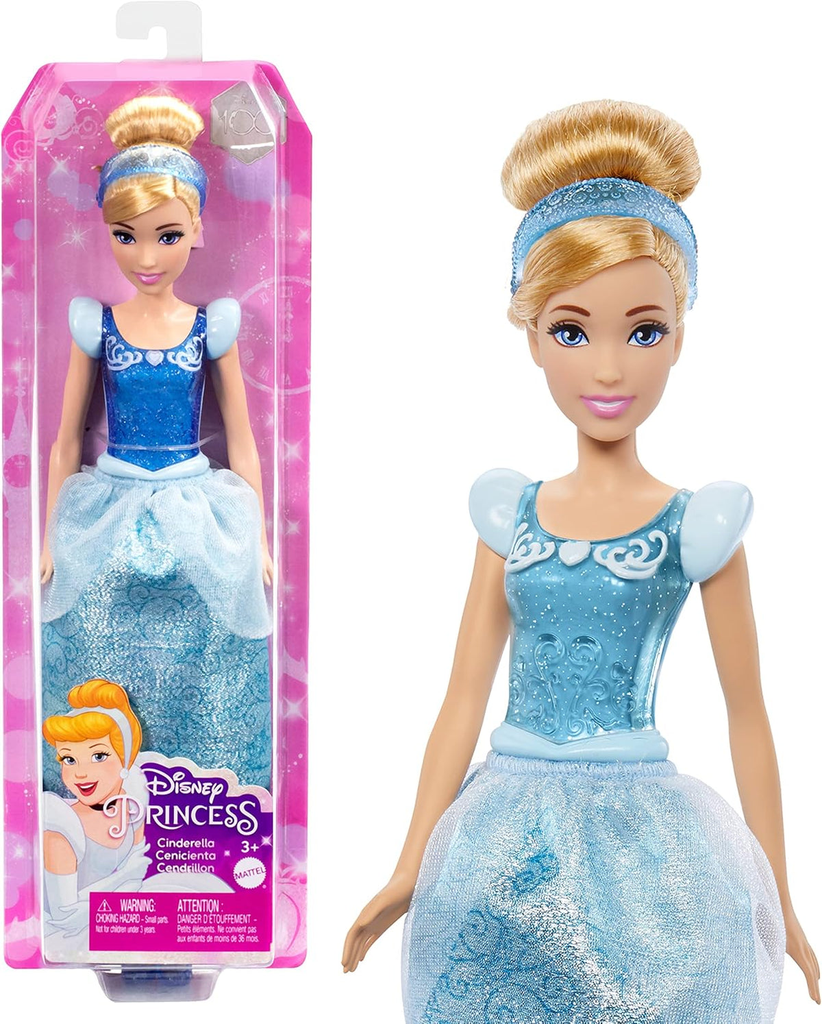 Mattel Disney Princess - Pepelka modna punčka (HLW06)