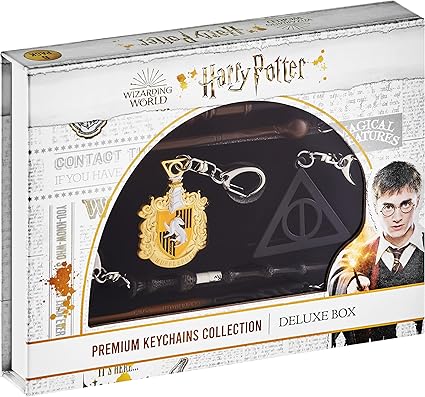P.M.I. Harry Potter Kovinska Premium Kolekcija Obeskov za Ključe - 6 Pack Deluxe Škatla (Naključno) (HP8550)