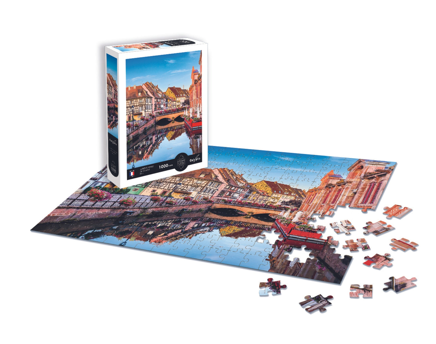 Puzzle 1000 darab - La Petite Venise De Colmar - Alsace
