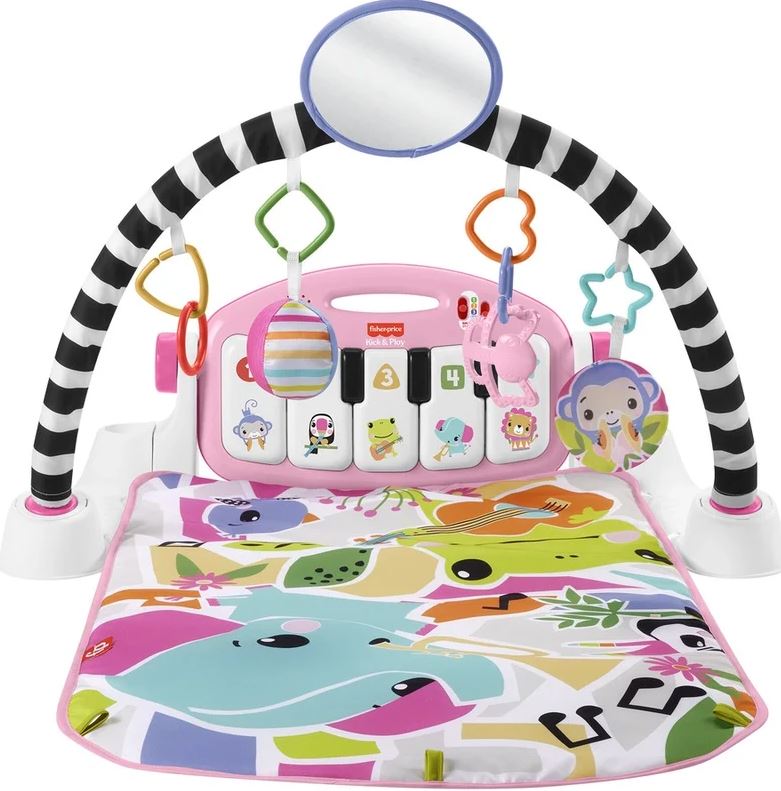 Fisher-Price - Kick & Play Piano Gym - Roza (BMH48)