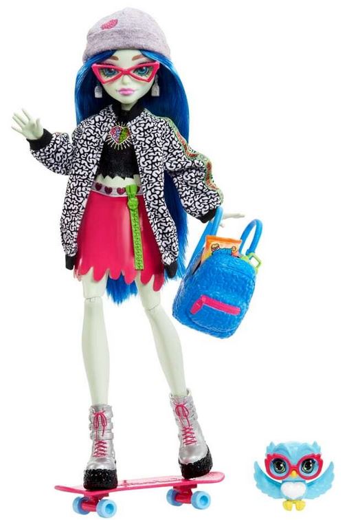 Mattel Monster High: Ghoulia Yelps baba Sir Hoots (HHK58) babával és kiegészítőkkel