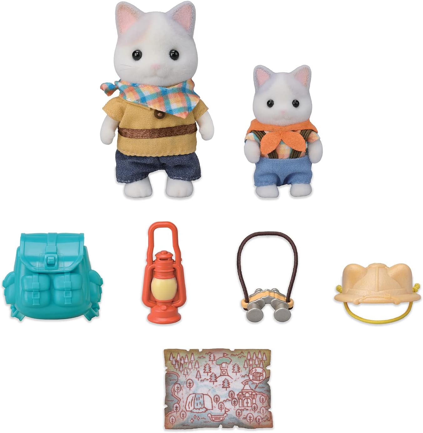 Sylvanian Families - Izgalmas felfedező készlet - Latte Macska fiútestvér és baba 5763