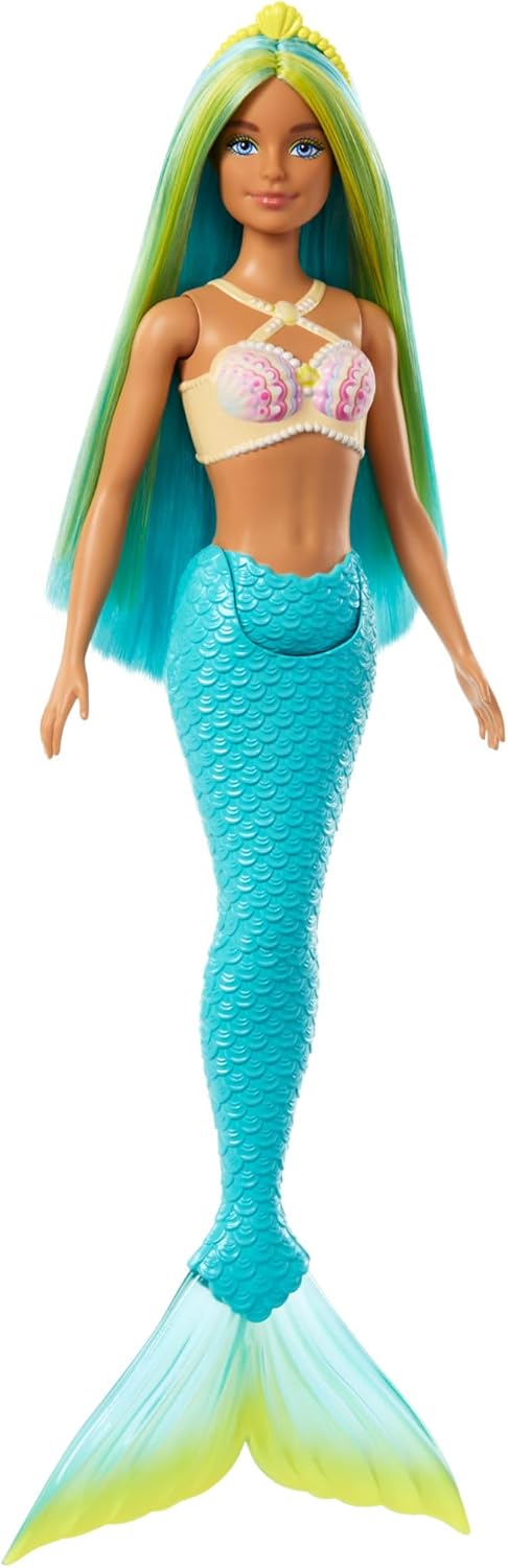 Mattel Barbie Dreamtopia - Zelenomodra morska deklica (HRR03)