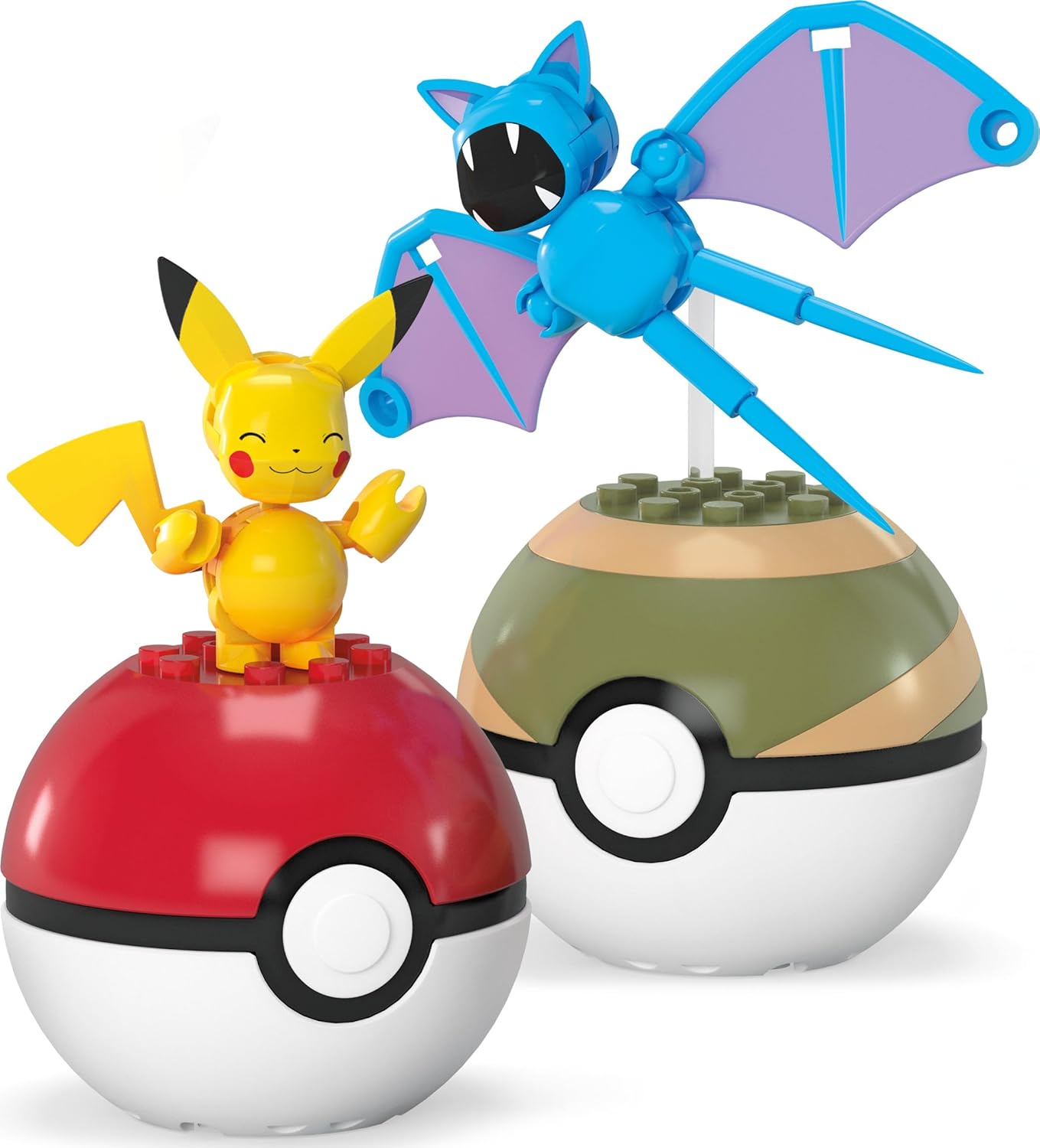 Mattel Mega Pokemon - Pikachu & Zubat Pokeballok (HXP12)