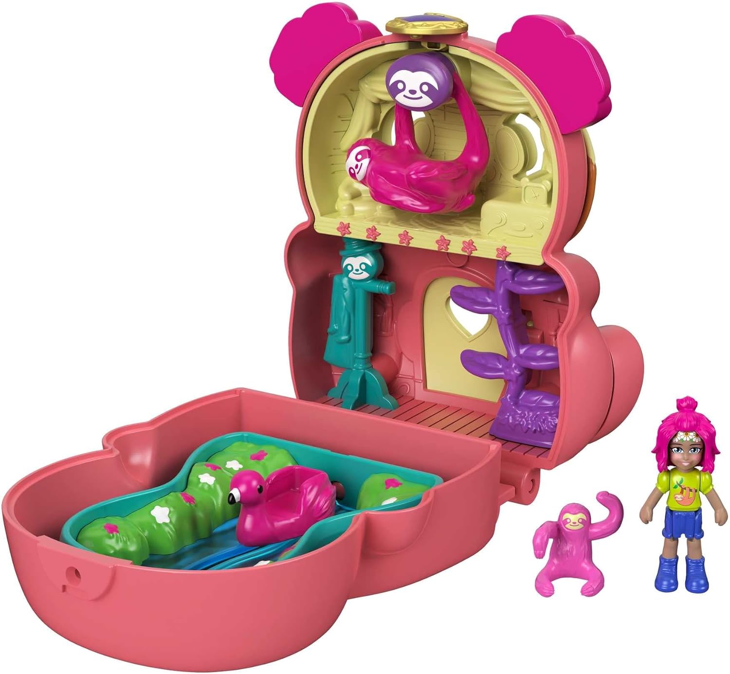 Mattel Polly Pocket: Csavarja és nyissa ki - Lajhár (GTM59)