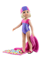 Lutka Las Amigas Claudia úszónő 32cm