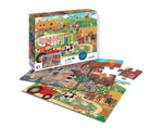 Puzzle 24 darab x 2 Farm és város