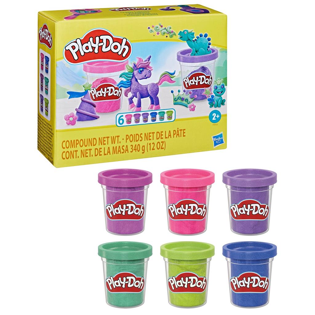 Hasbro Play-Doh: Csillogó kollekció (F9932)
