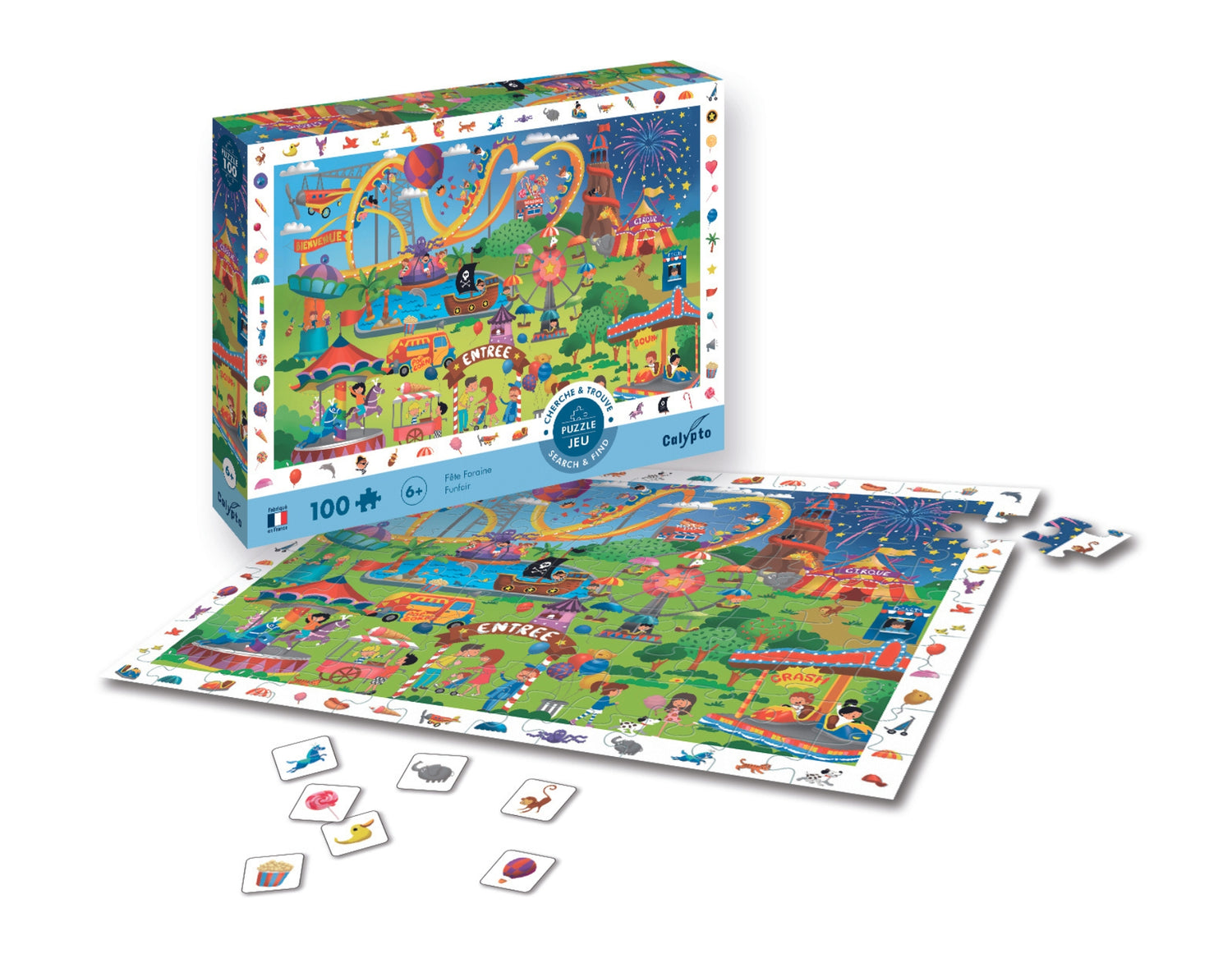 Puzzle 100 darab - Keresd és találd meg - Ünnepi rendezvény