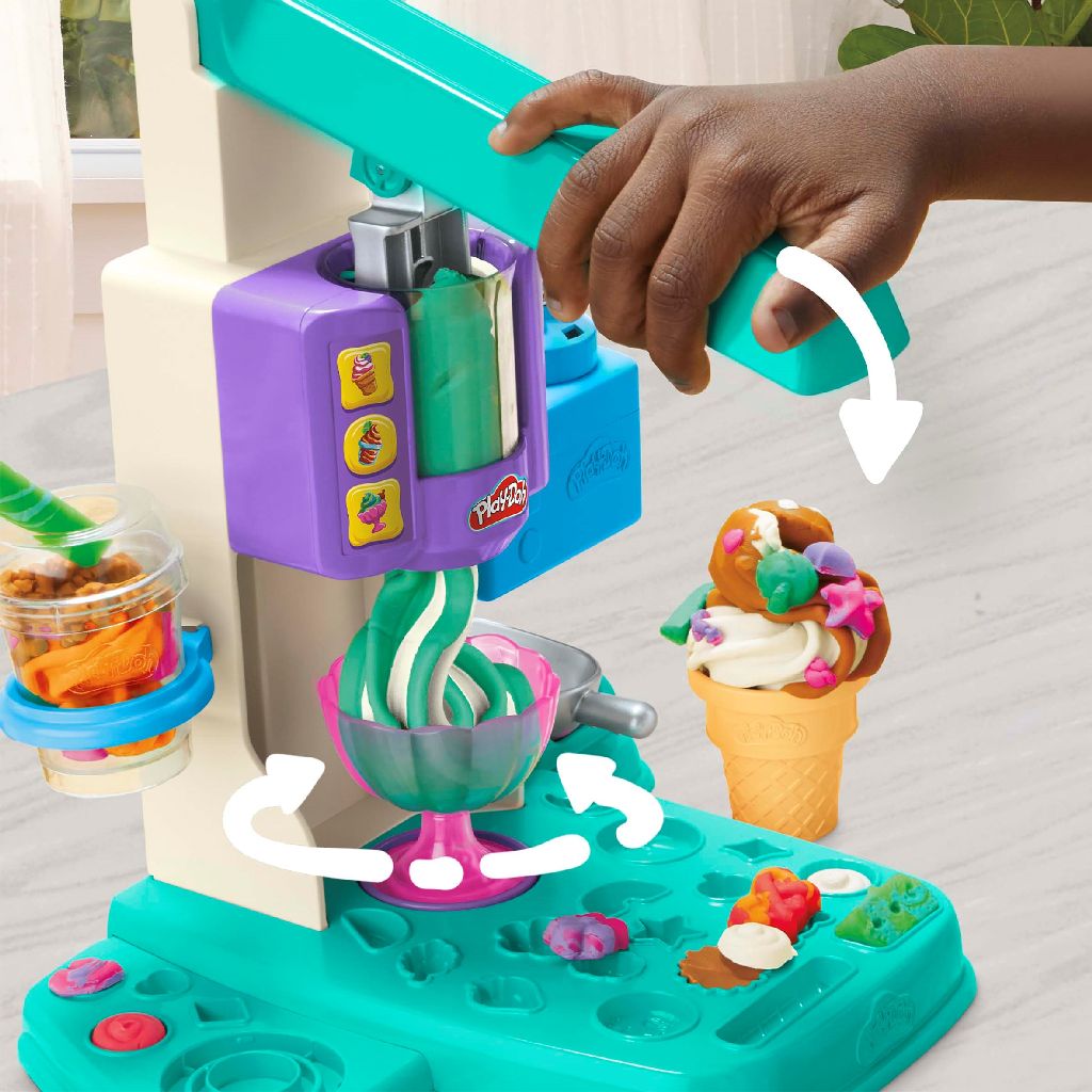 Hasbro Play-Doh: Szivárvány fagylalt készlet (G0028)