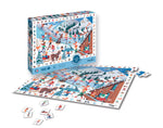 Puzzle 100 darab - Keresd és találd meg - Téli sportok