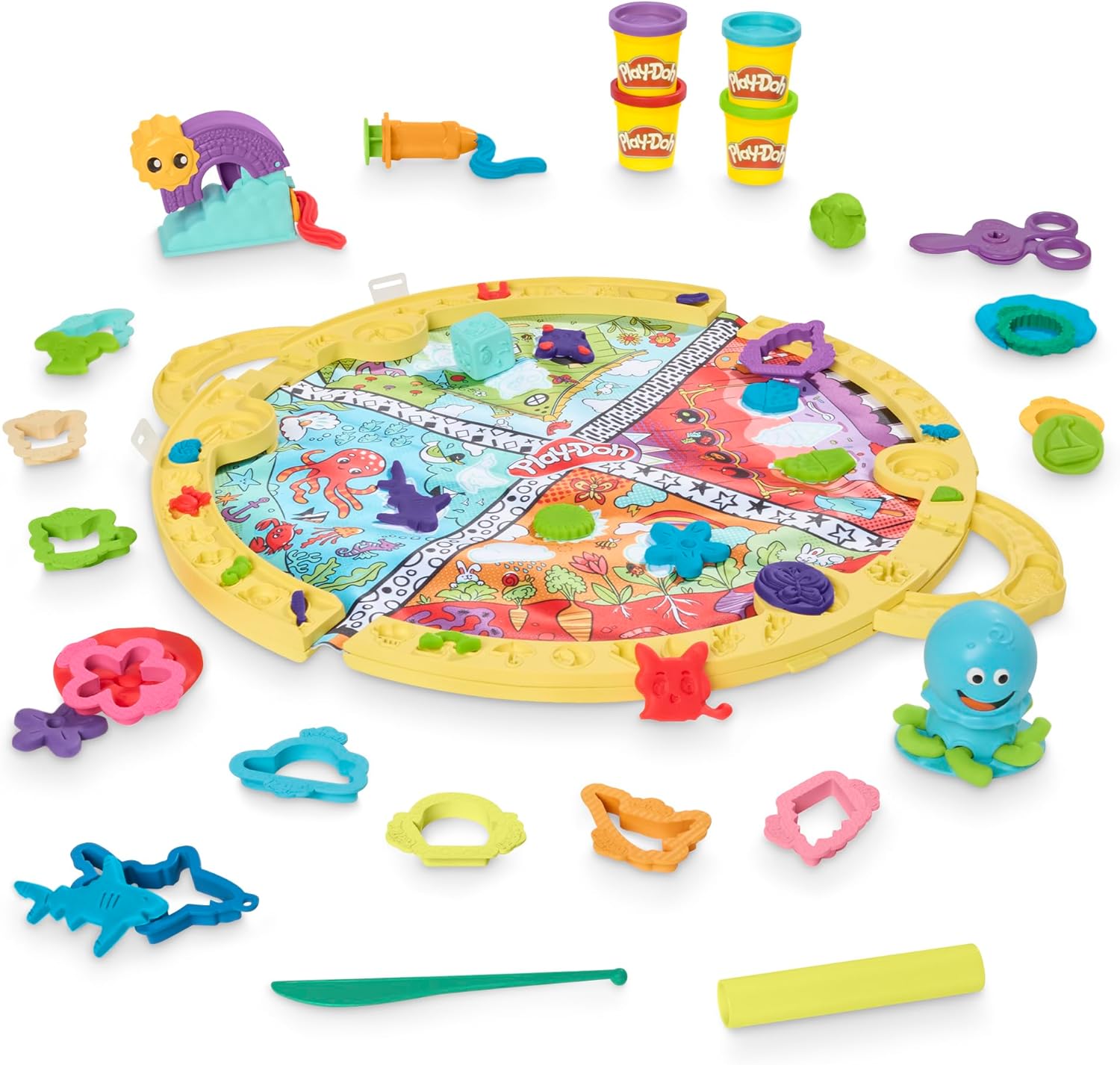 Hasbro Play-Doh Kezdő készlet: Összecsukható játékszőnyeg (F9143)
