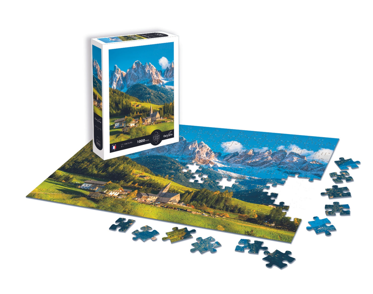 Puzzle 1000 darab - Dolomitok - Olaszország