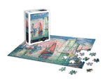 Puzzle 1000 darab - La Rochelle kikötőbejárata - Paul Signac