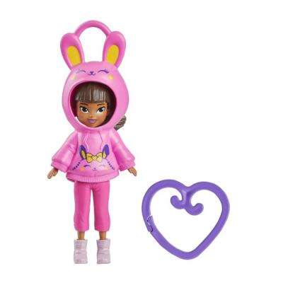 Mattel Polly Pocket: Nyuszifüles Kapucnis Baba (HRD63)