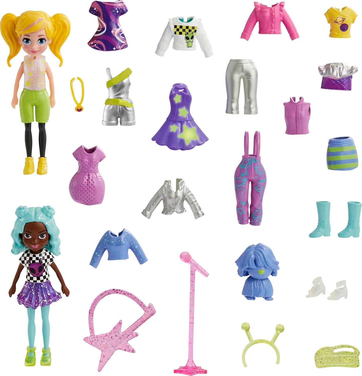 Mattel Polly Pocket - Divatcsomag sztár popcsillagnak (HKV97)