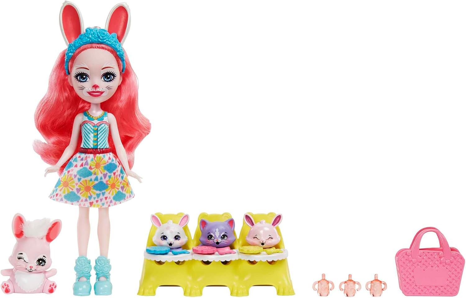 Mattel Enchantimals: Baby Best Friends - Bree Nyuszi & Twist (HLK85)