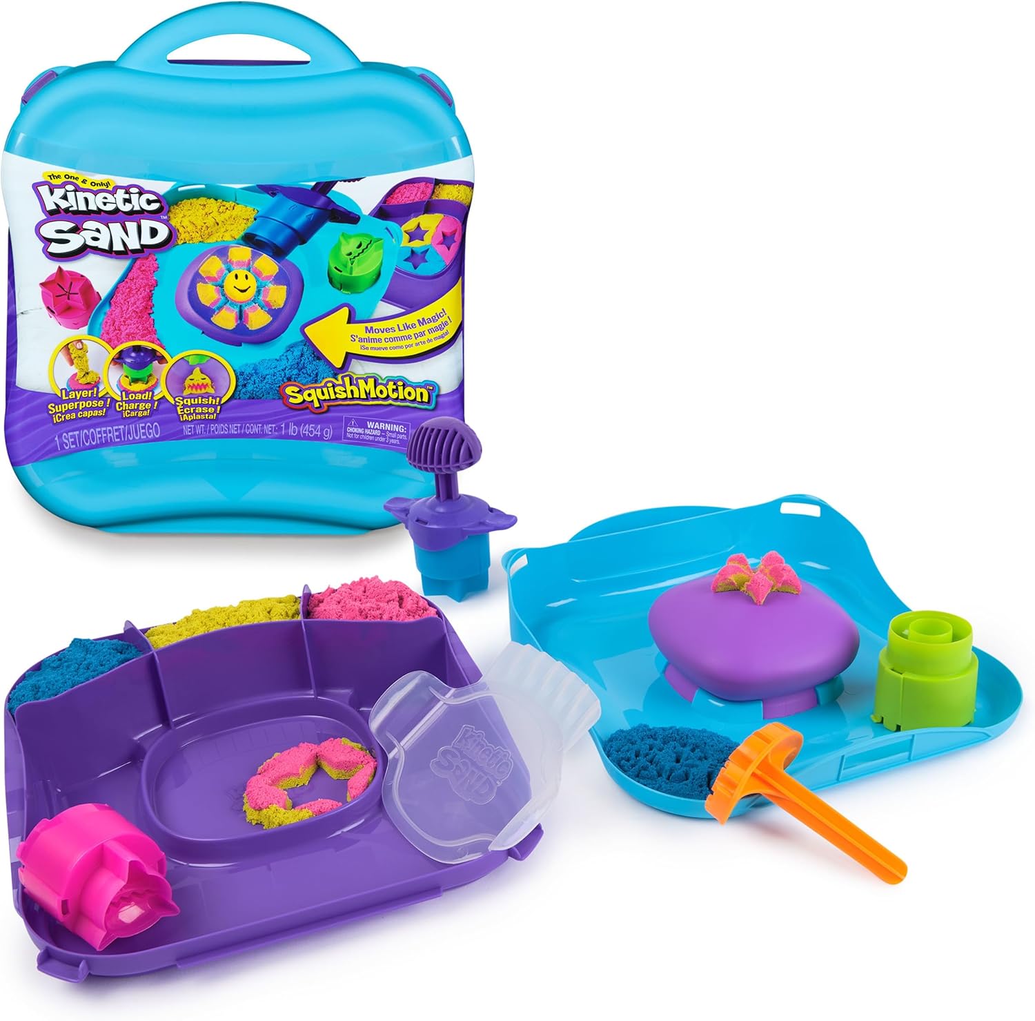 Spin Master Kinetic Sand: Az Egyetlen - Squishmotion Készlet (6069401)