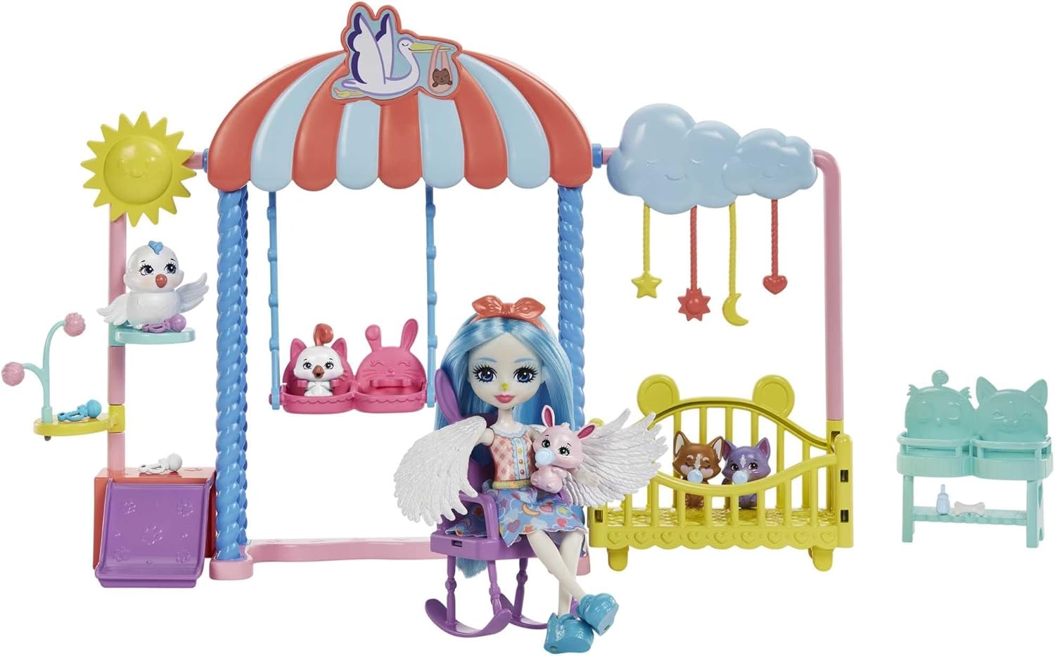 Mattel Enchantimals Baby Best Friends - Ajándék óvoda (HLH23)