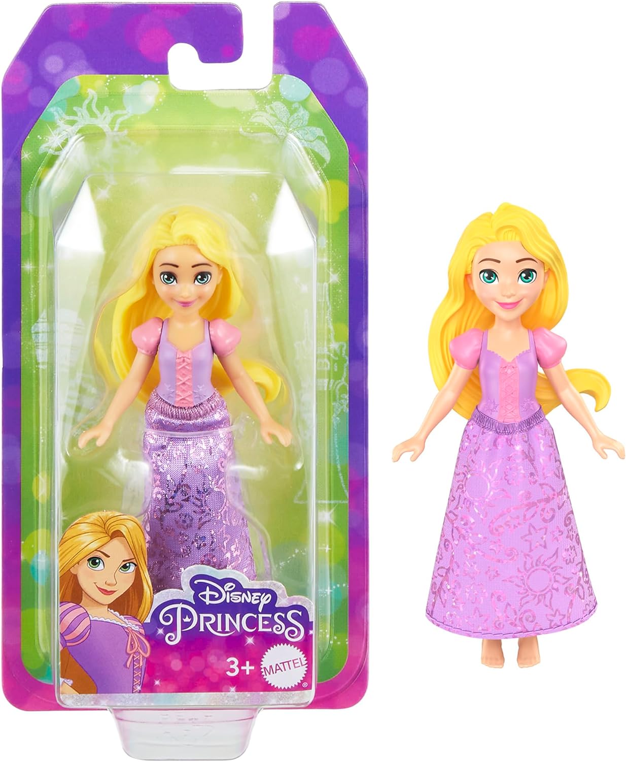 Mattel Disney: Hercegnő - Kis baba Aranyhaj (9cm) (HLW70)