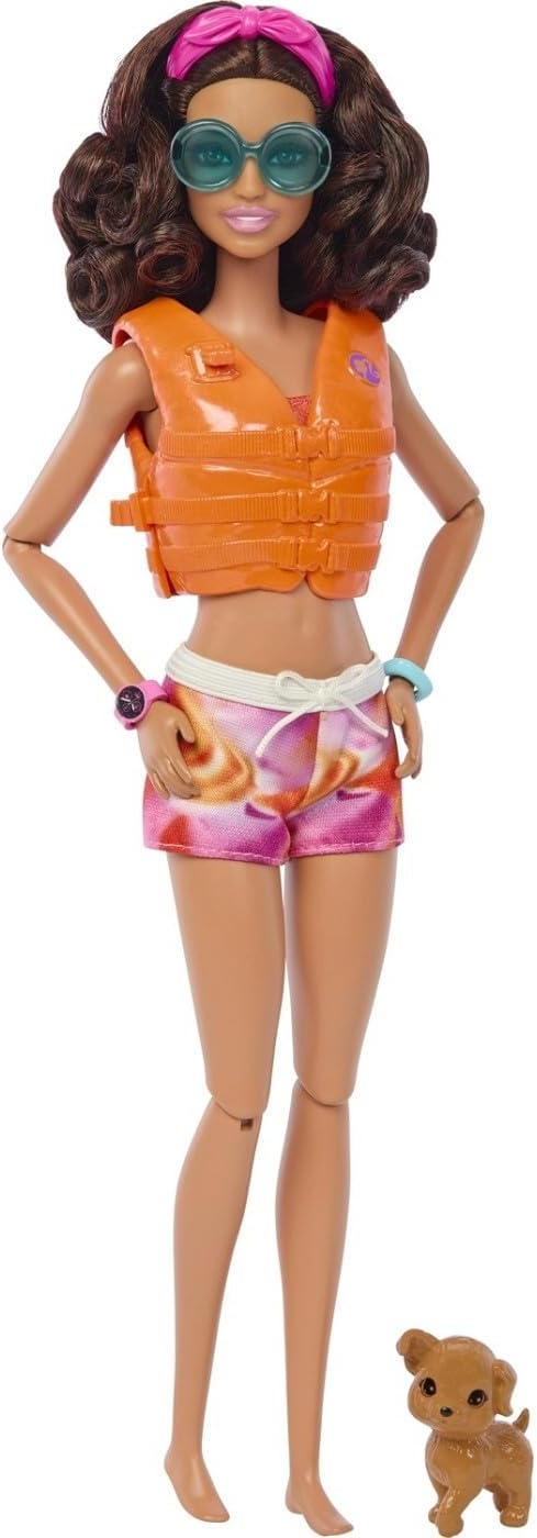 Mattel Barbie - Plažna punčka s surfom (HPL69)