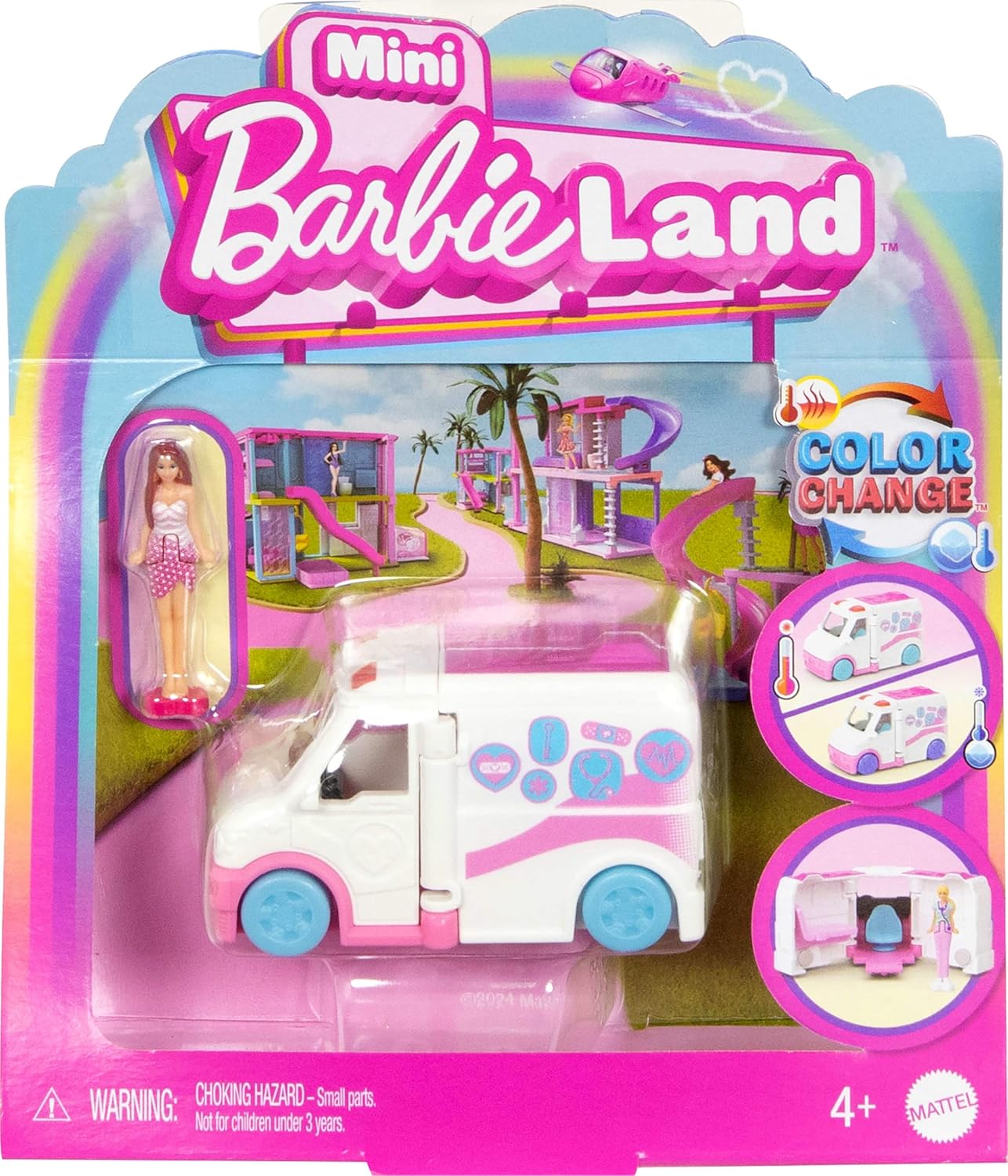 Mattel Barbie: Mini BarbieLand - Baba és Mobil Mentő (JRC34)