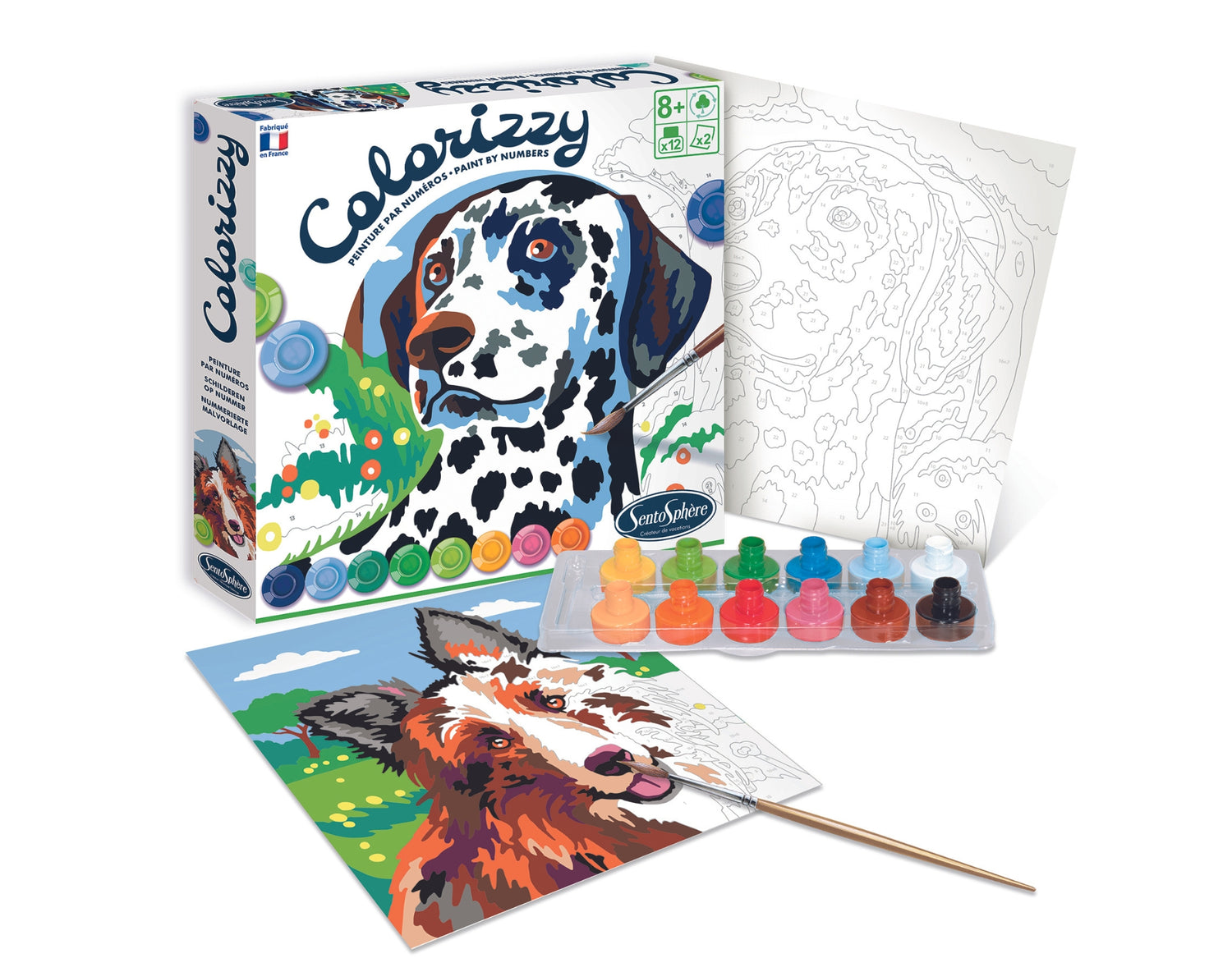 Colorizzy Számozott kifestő Kutyusok