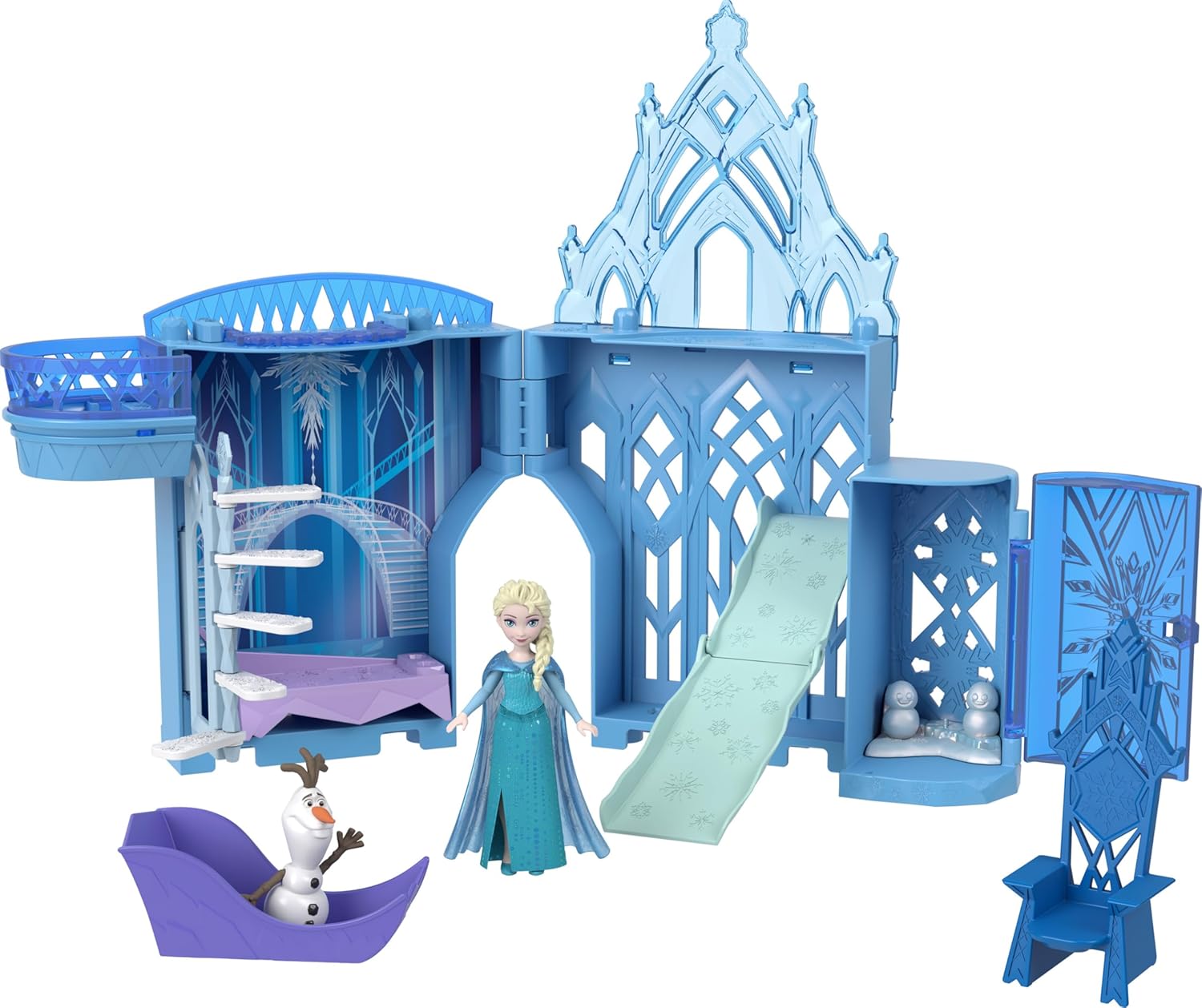 Mattel Disney Hercegnők: Történet Rakosgatók - Elsa Jégpalotája (HLX01)