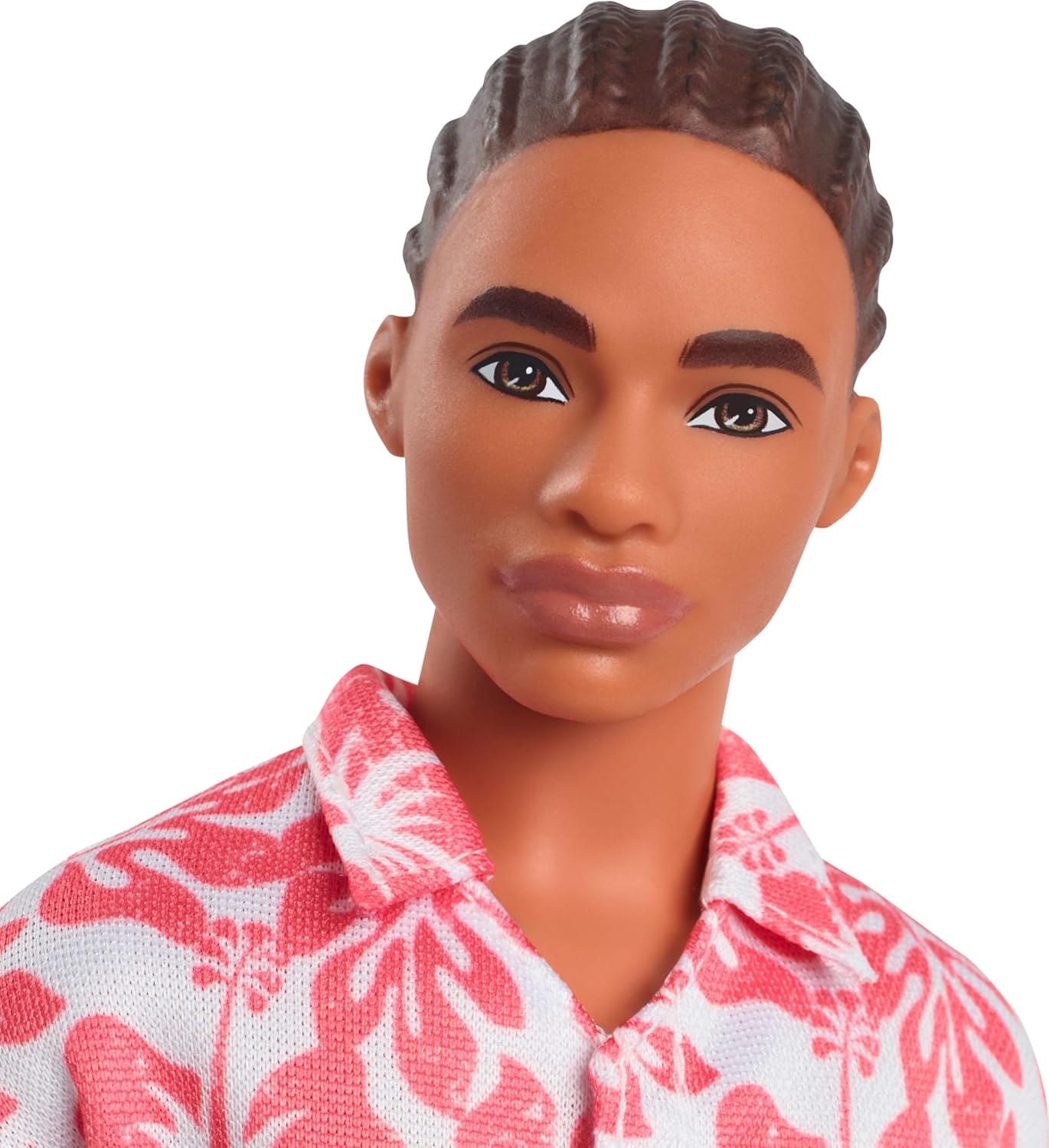 Mattel Barbie: Ken - Baba barna hajjal, havai virágos overálban (HYT99)