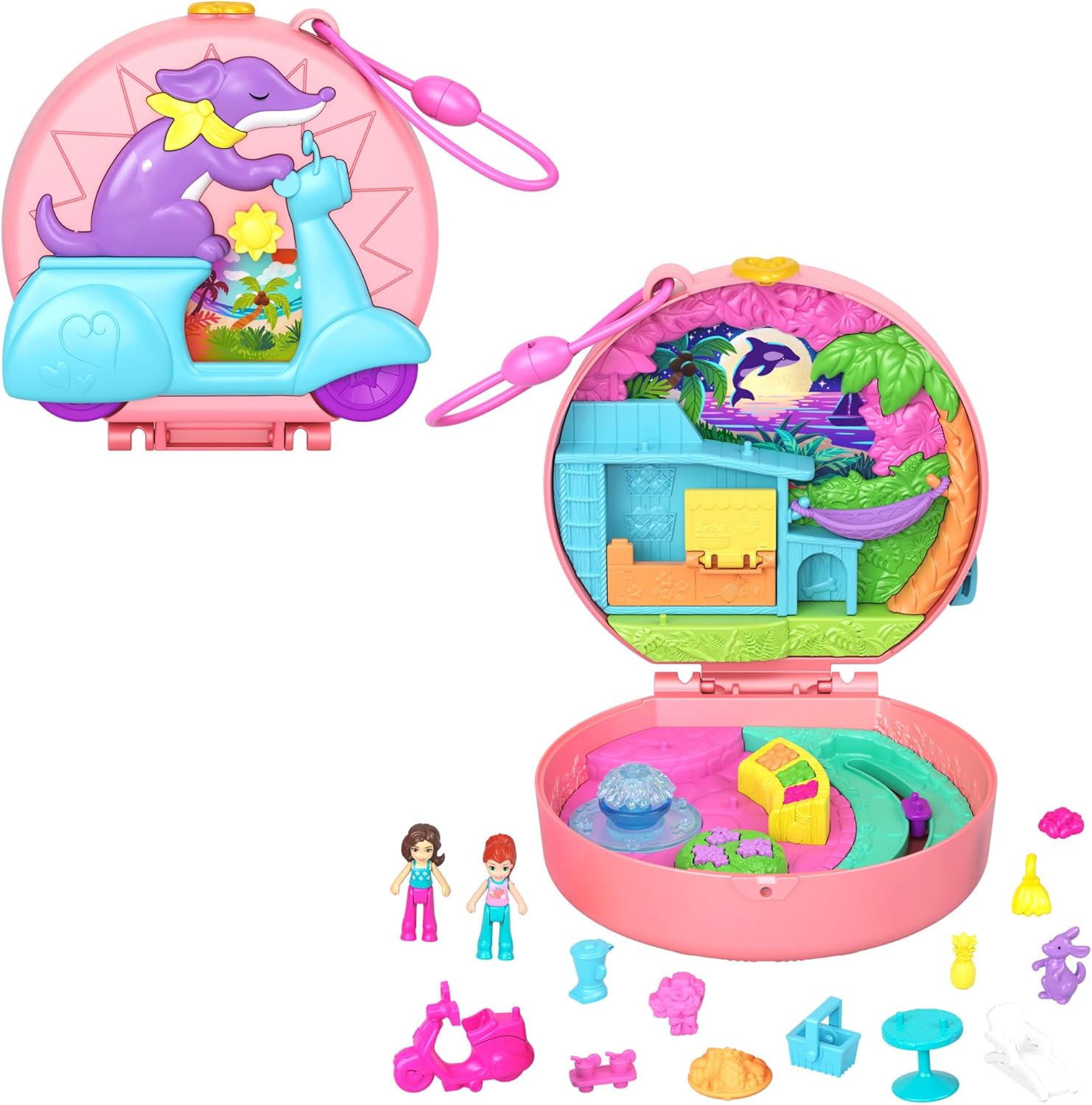 Mattel Polly Pocket: Kalandok Rióban - Kalandos Robogó (HWN98)