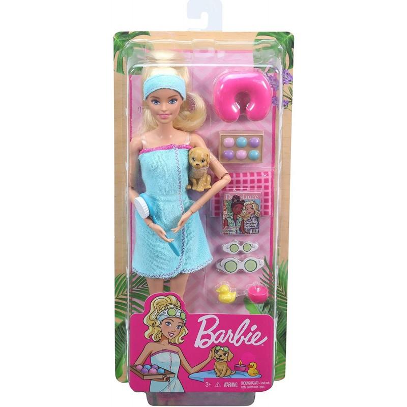 Mattel Barbie - Lutka blondinka s kužkom (GJG55)