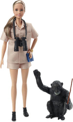Mattel Barbie - Dr. Jane Goodall, etológus és természetvédő (HCB82)