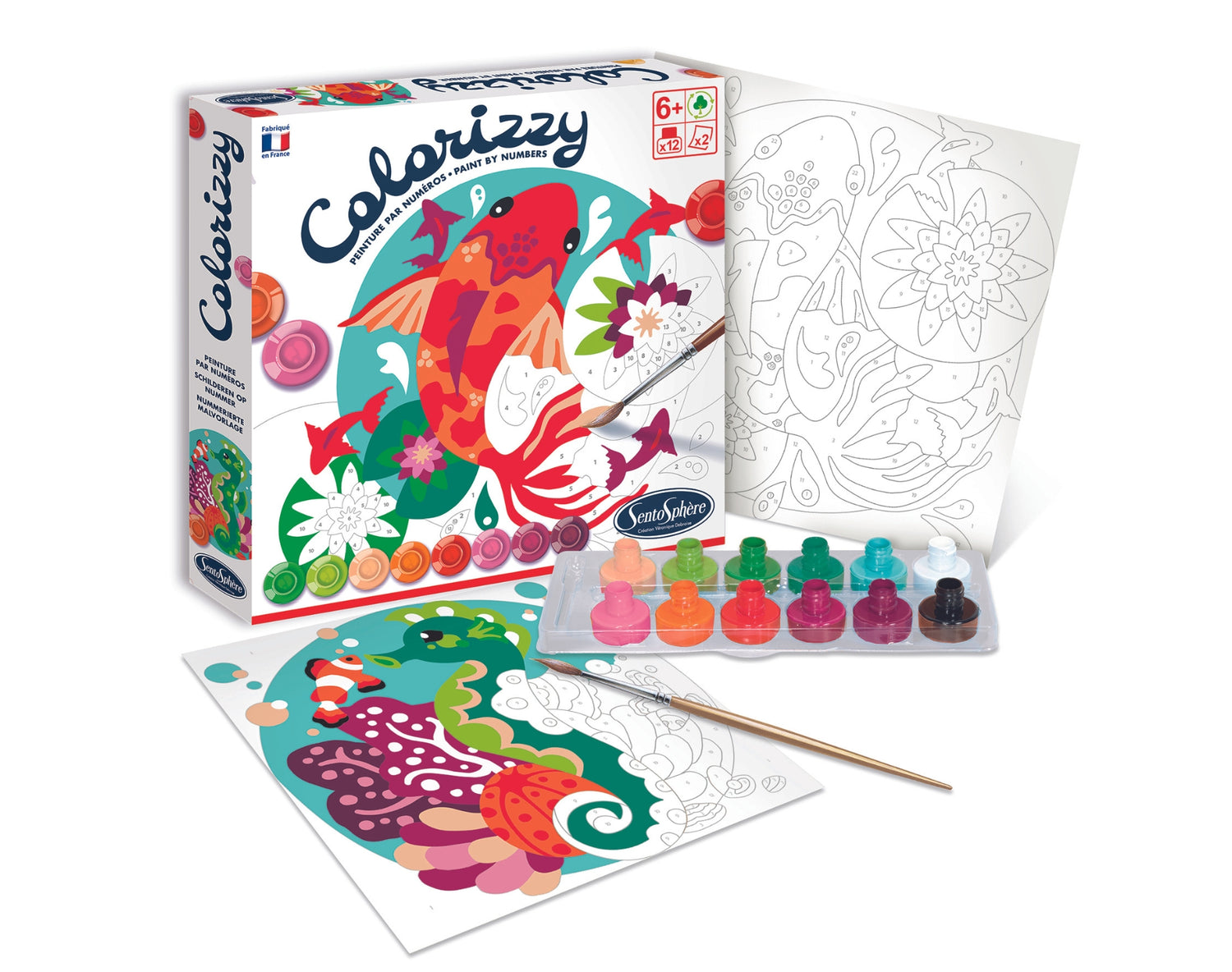 Colorizzy Számozott festés Tengerfenék