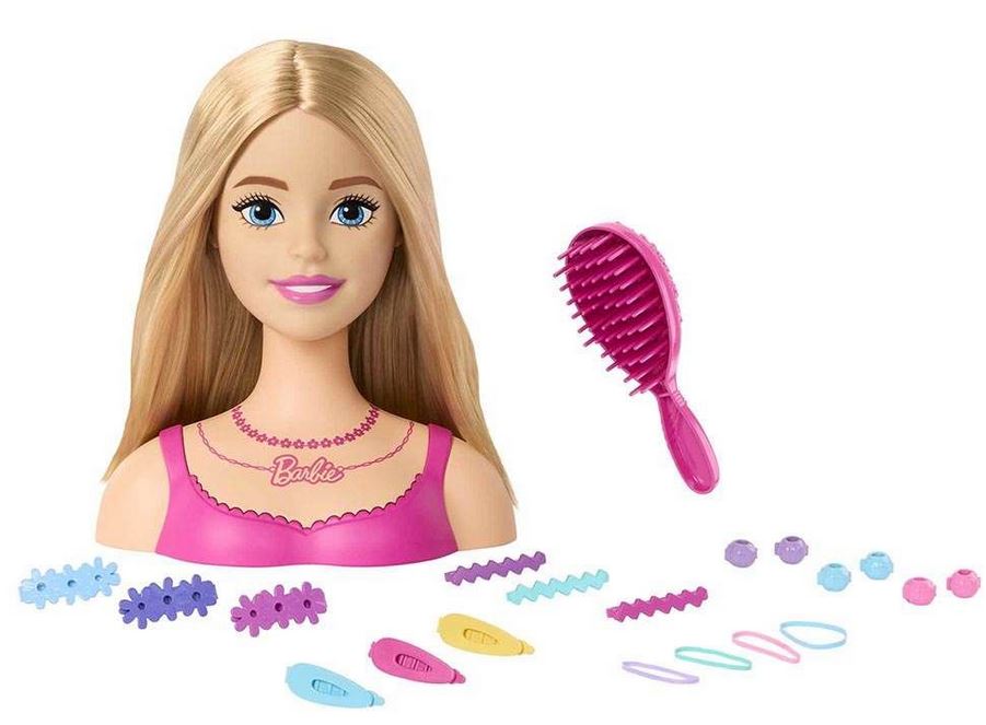 Mattel Barbie - Glava za oblikovanje las (HMD88)