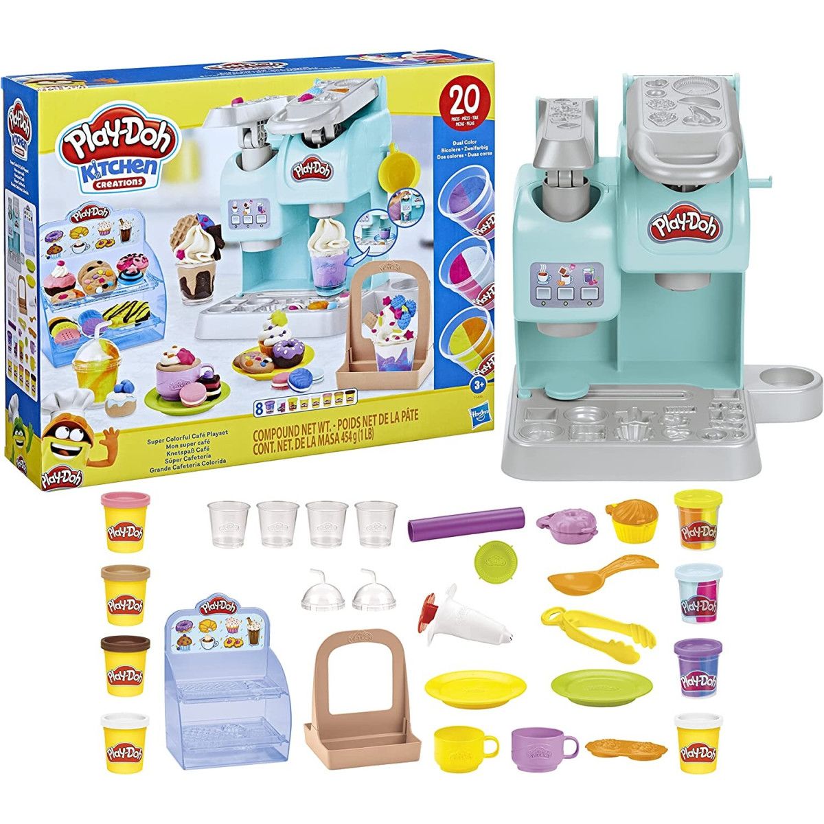 Hasbro Play-Doh: Szuper Színes Café Játékszett (F5836)