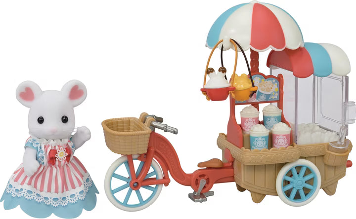 Sylvanian Families – Pattogatott kukorica szállító tricikli