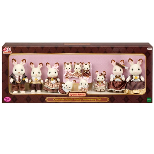 Sylvanian Families – Csokoládé nyuszi család jubileumi szett