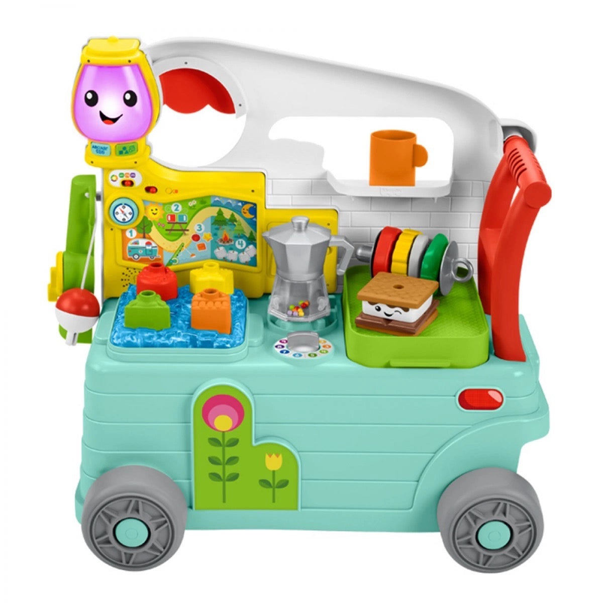 Fisher-Price - 3 az 1-ben utazó lakóautó okos szintekkel (HCK81)