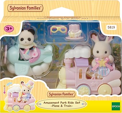 Sylvanian Families – Vidámpark játékszett – Repülő és vonat