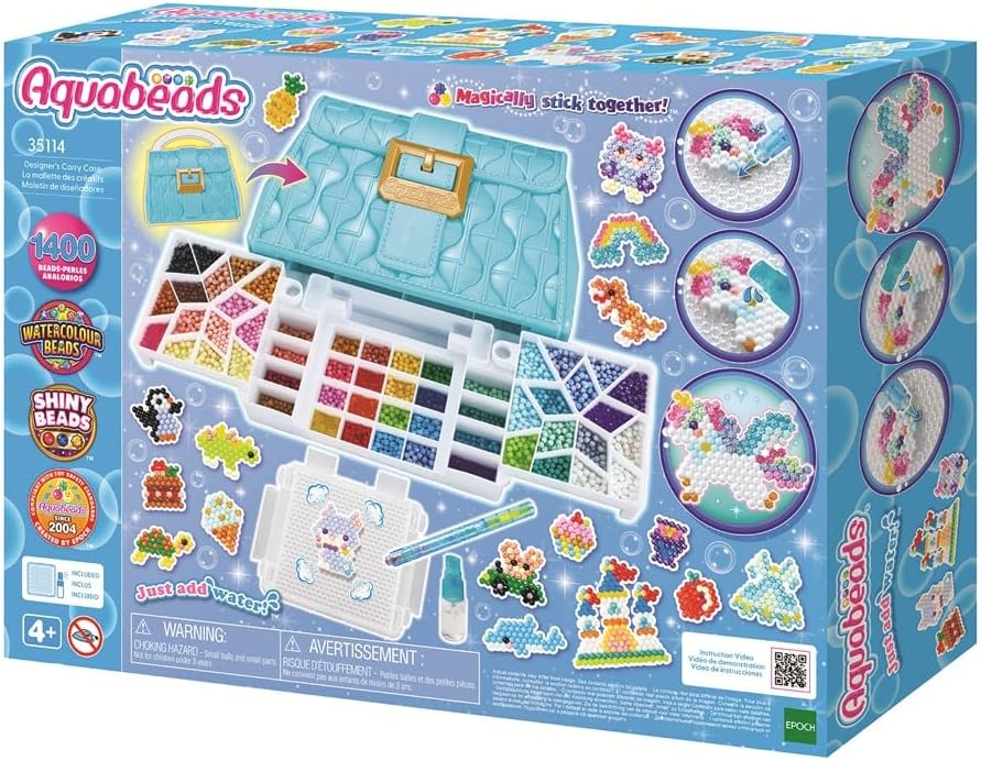 Aquabeads tervező hordozható alkotó bőrönd